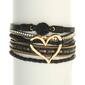 Ashley Heart Cord Wrap Bracelet - image 1