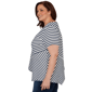 Plus Size Skye’s the Limit Summer Spice Stripe Knit Blouse - image 4