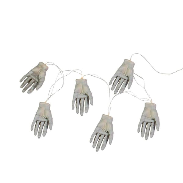 Northlight Seasonal Skeleton Hands Halloween Light - Set of 6