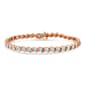 Haus of Brilliance 14kt. Rose Gold 1/4ctw. Tennis Bracelet - image 1