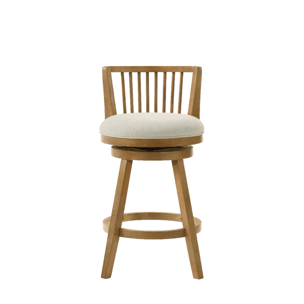 Armen Living Harper 30in. Amber Glow Bar Height Bar Stool