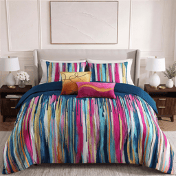 Bebejan(R) Modern Palette 100% Cotton Sateen 5pc. Comforter Set