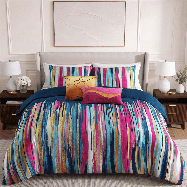 Bebejan® Modern Palette 100% Cotton Sateen 5pc. Comforter Set