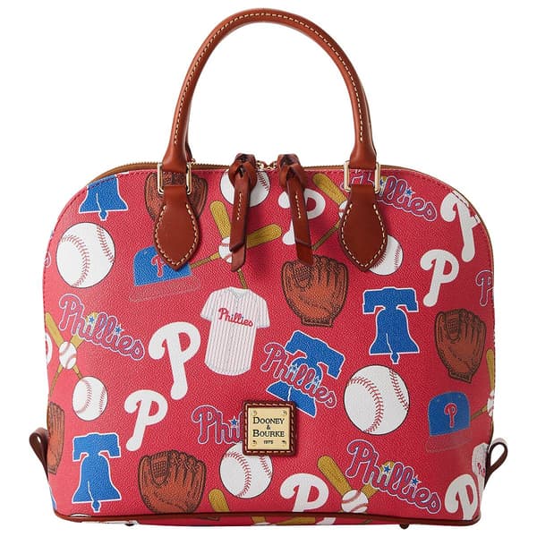 Dooney & Bourke Phillies Zip Zip Satchel - image 