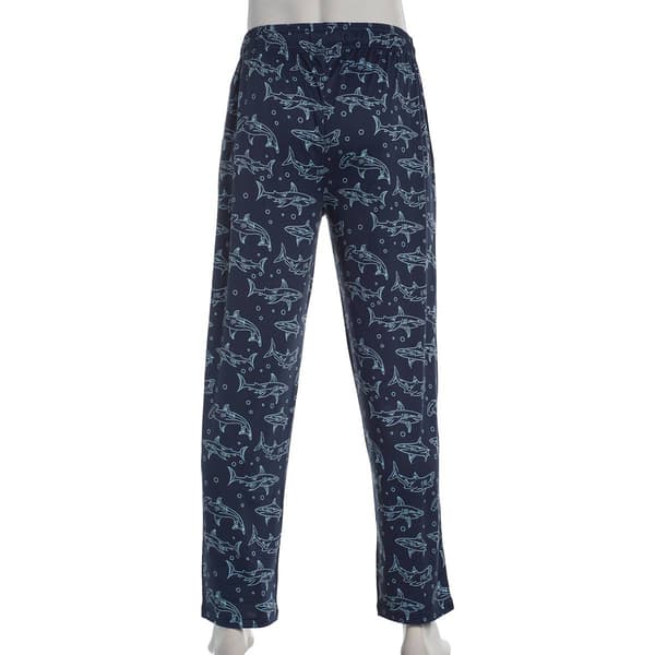 Mens Preswick & Moore® Outline Sharks Drawstring Pajama Pants