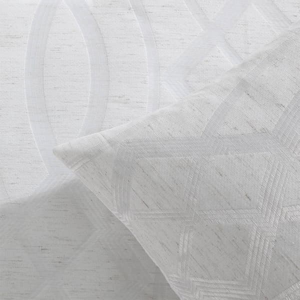 Tahari Home Trellia 5pc. Grey Trellis Jacquard Comforter Set