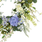 Northlight 26in. Hyacinths & Hydrangea Fern Spring Wreath - image 4
