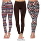 Womens White Mark 3pk. Leggings - image 7