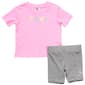 Baby Girl &#40;12-24M&#41; Puma&#40;R&#41; Short Sleeve Logo Tee & Bike Shorts Set - image 1
