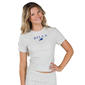 Womens NFL Buffalo Bills Fray Baby Tee - image 1