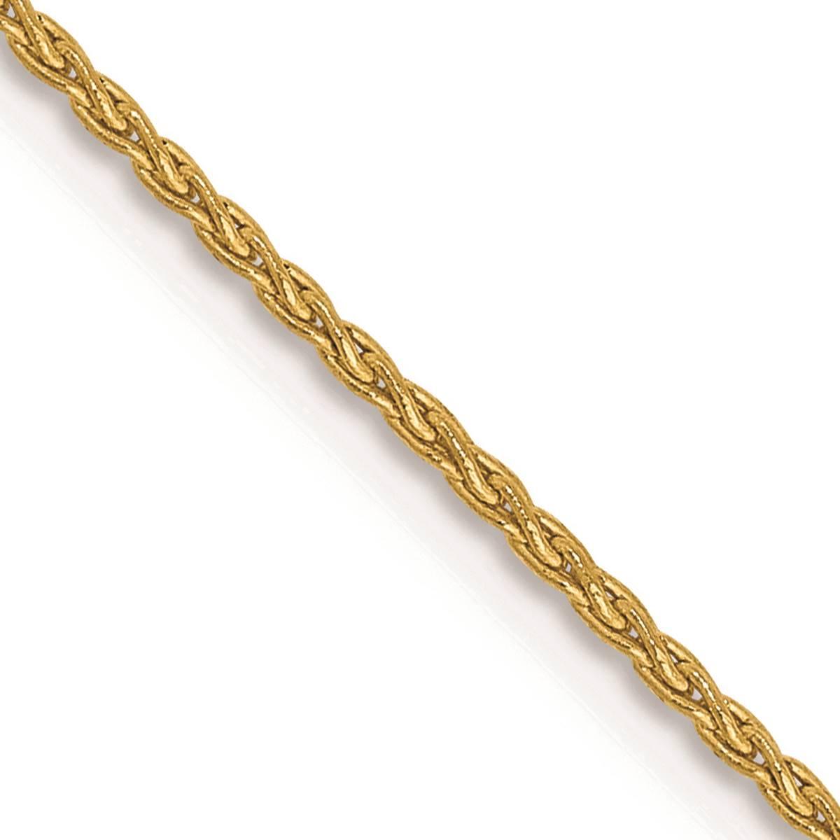 Unisex Gold Classics™ 1.20mm. 14kt. Parisian Wheat 14in. Necklace