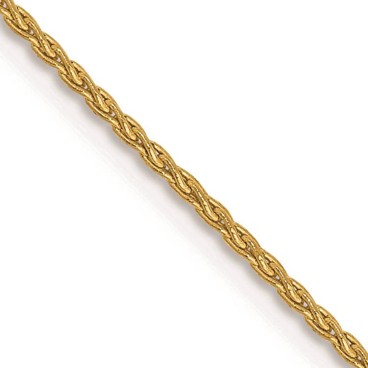Unisex Gold Classics(tm) 1.20mm. 14k Parisian Wheat 14in. Necklace
