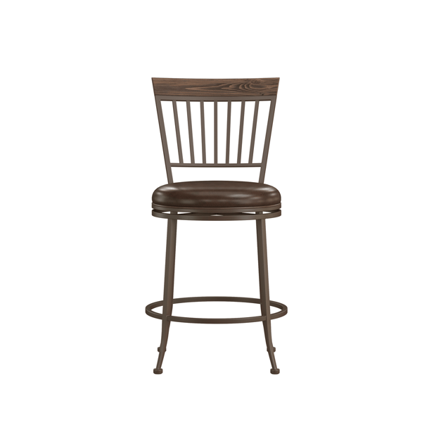 HH2 Home Hawkins Commercial Grade Counter Height Swivel Stool