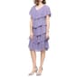 Petite SLNY Beaded Shoulder Tiered Capelet - image 3