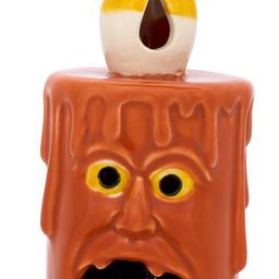National Tree 7in. Jack O'' Lantern Porcelain Candle - Set of 2