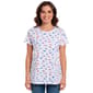 Petite Preswick & Moore(R) Short Sleeve Ice Cream Crew Neck Tee - image 1