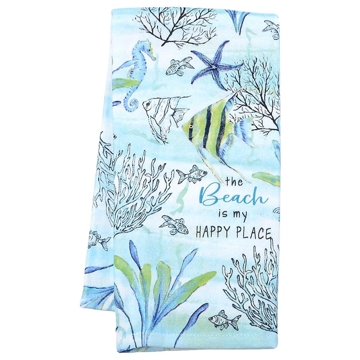 Happy Place Dual Kitchen Towel
