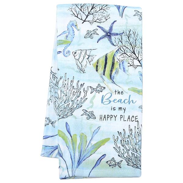 Happy Place Dual Kitchen Towel - image 