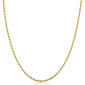 Unisex Gold Classics&#40;tm&#41; 10kt. Yellow Gold 1.9mm 24in. Rope Chain - image 1