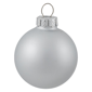 Northlight 10ct. Silver Shiny & Matte Glass Christmas Ornaments - image 3