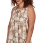 Womens Emaline Verde Grove II Sleeveless Keyhole Neck Blouse - image 5