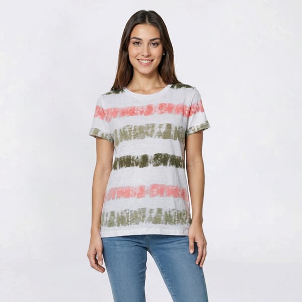 Womens Architect(R) Short Sleeve Horizontal Tie Dye Tee