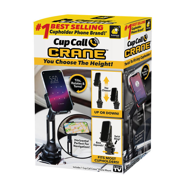 As Seen On TV Cup Call Crane Cupholder Phone Mount - image 