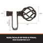Sun Zero Cage 3/4in. Orb Wrap Curtain Rod - image 2