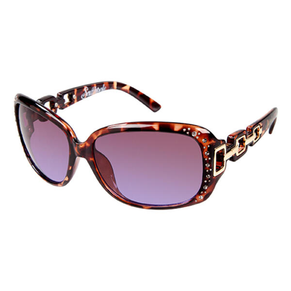 Womens SOUTHPOLE Rhinestone Chain Sunglasses