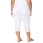 Plus Size Gloria Vanderbilt Amanda Scallop Embroidery Hem Capris - image 2