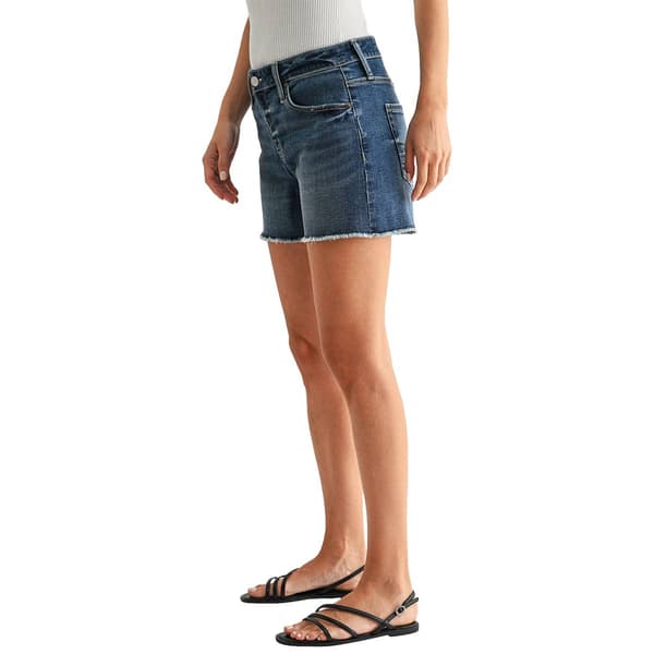 Womens CITY BLUES Eiffel Denim Frayed Hem Shorts