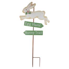 Northlight Seasonal 25.5in. Easter Egg Hunt and Bunny Trail Stake