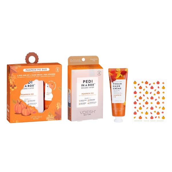 Voesh Pumpkin Pie Duo Pedicure Kit