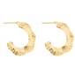 Ashley Cooper(tm) Gold-Tone Filigree Hoop Earrings - image 1