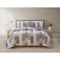 Home Retreat Lakeshore Plaid Grey Soft Cotton 2pc. Quilt Set - image 2