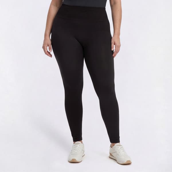Juniors Plus Eye Candy Seamless Waffle Waistband Leggings - image 