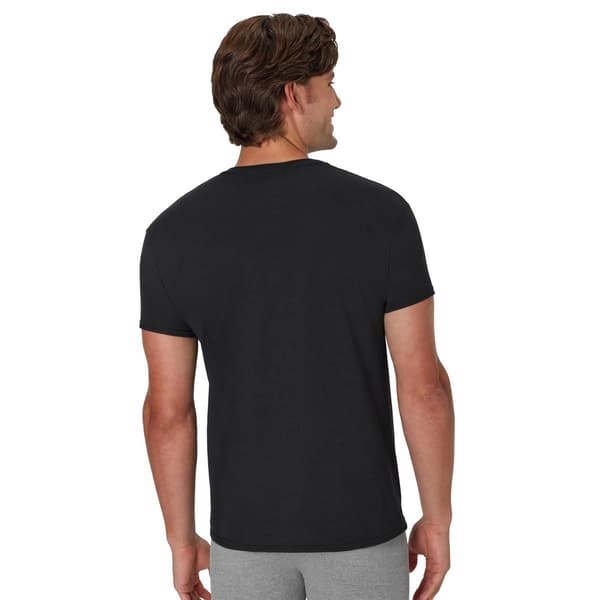 Mens Hanes Ultimate® Core 5pk. Tee - Black/Grey