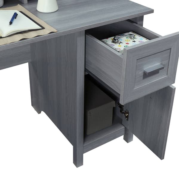 Techni Mobili 47" W Classic Office Desk w/ Hutch