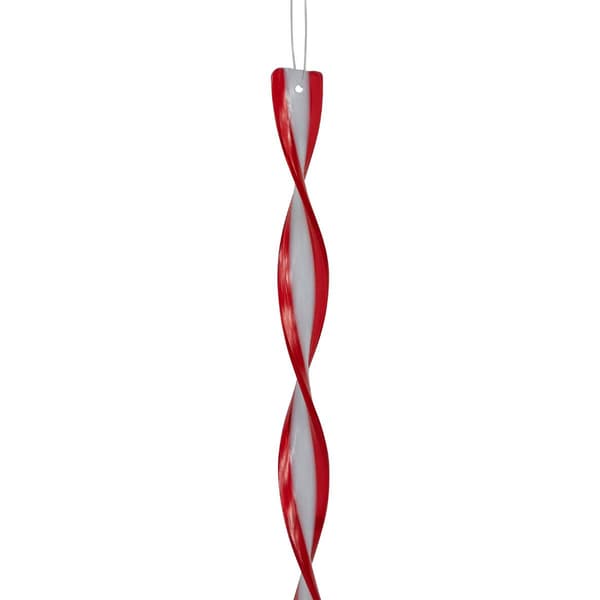 Northlight Seasonal 6ct. Red/White Swirl Christmas Ornaments