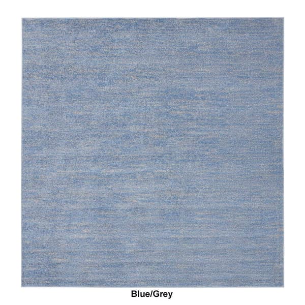 Nourison Essentials Two-Tone Indoor/Outdoor Square Rug