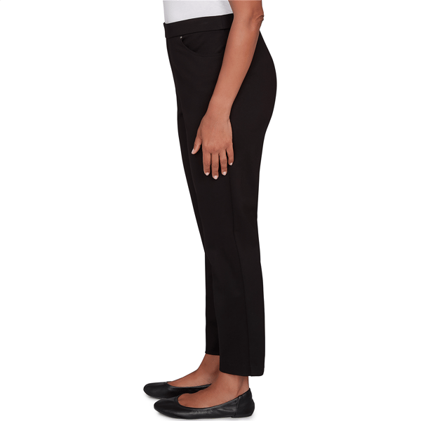 Womens Alfred Dunner Barcelona Stretch Ponte Knit Casual Pants