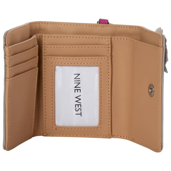 Nine West Deidra Solid Small Trifold Wristlet
