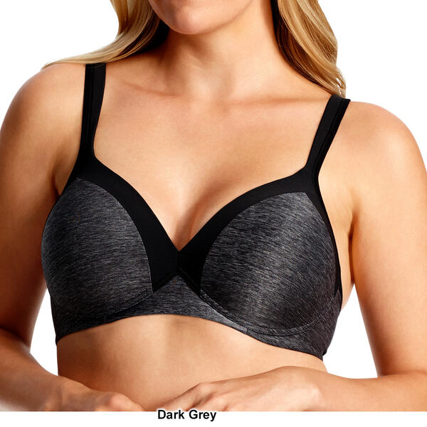 Olga by Warners GM2281A Play It Cool Wirefree Bra Size 44c Black Gray for  sale online