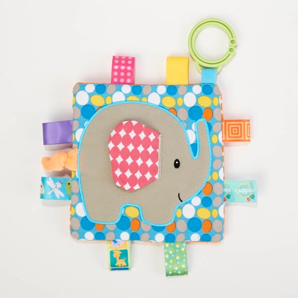 Taggies Dotty Elephant Crinkle Me - image 