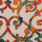 Nourison Aloha Scroll Contemporary Round Rug - image 4