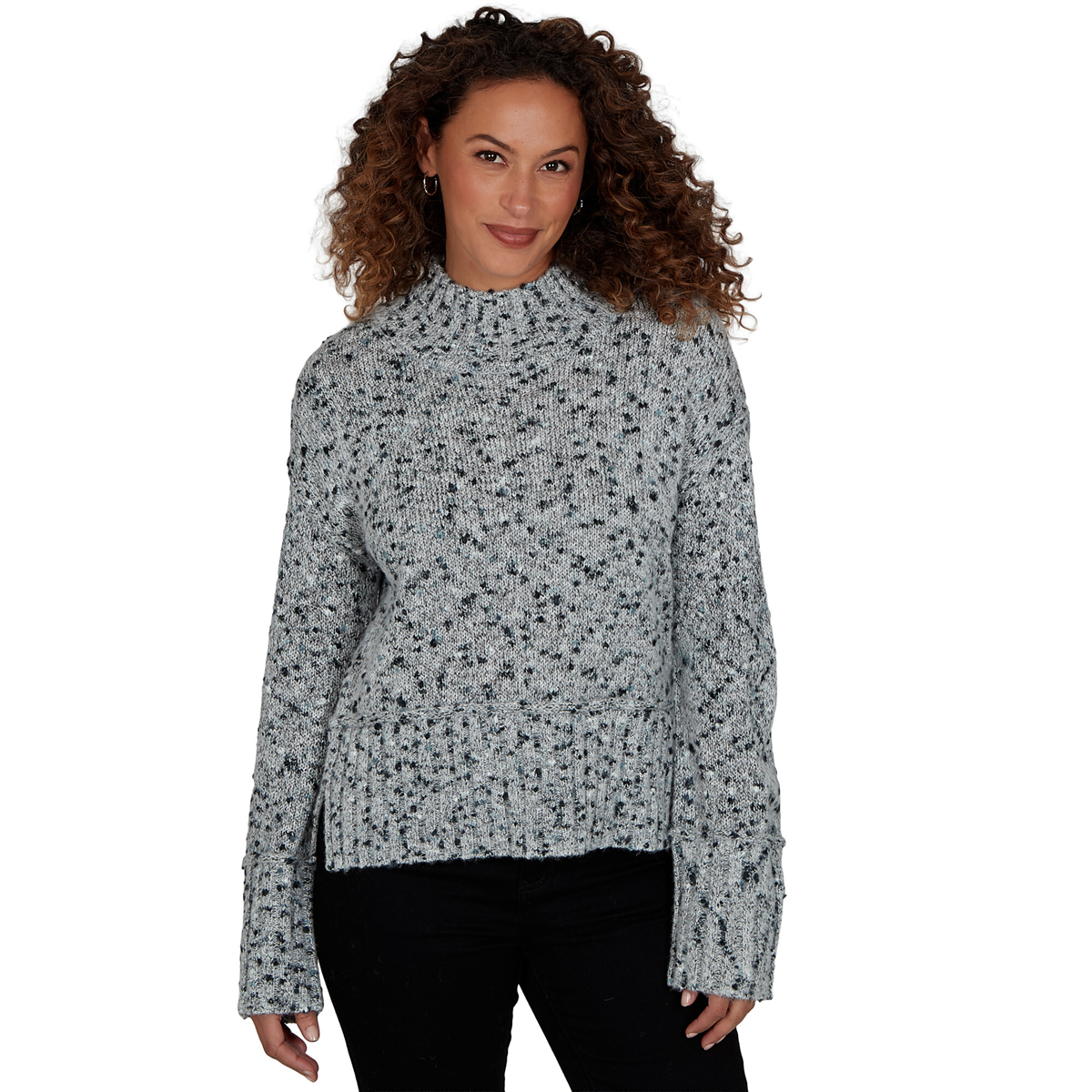 Petite Skyes the Limit Fashion Essentials Speckled Sweater