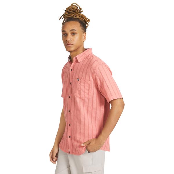 Mens Quiksilver Barge Point Collar Button Down Shirt