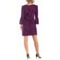 Womens 24/7 Comfort Apparel Abstract 3/4 Sleeve Shift Dress - image 2