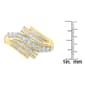 Loveblooms&#8482; Round & Baguette Diamond Cut Ring - image 7