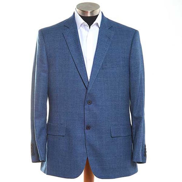 Mens Jones New York Plaid Sport Coat - Blue - image 